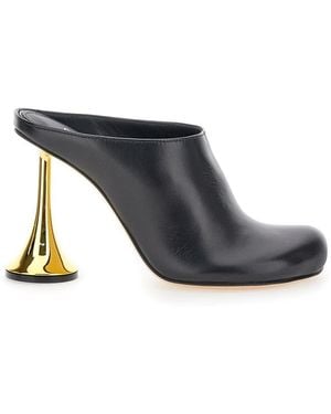 Coperni 'Orchestra' Mules With Sculpted Heel - Grey