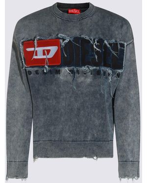 DIESEL Light Cotton Knitwear - Grey