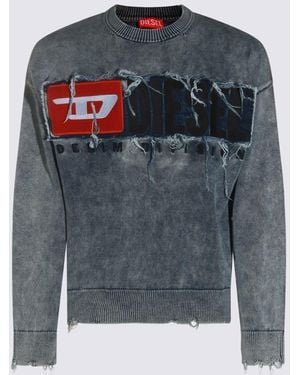 DIESEL Light Cotton Knitwear - Gray