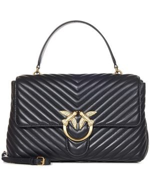 Pinko Big Love Bag Puff Handbag - Blue