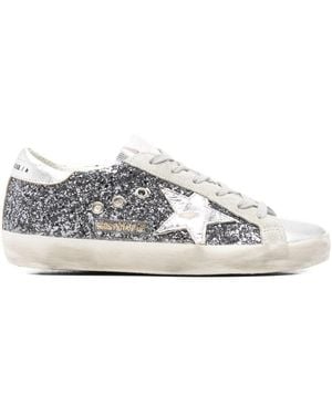 Golden Goose Super-Star Leather Sneakers - White