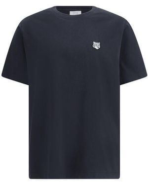 Maison Kitsuné T-Shirts - Blue
