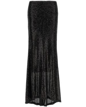Le twins 'Maria Cristina' Maxi Skirt - Black