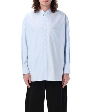 Comme des Garçons Cotton Button-Down Oxford Shirt - Blue