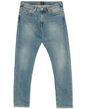 Paul Smith Tapered Denim Cotton Jeans - Blue