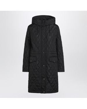Burberry Quilted Nylon Coat - Black
