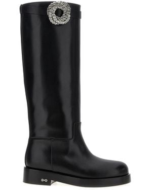 Mach & Mach 'Galaxy' Boots - Black