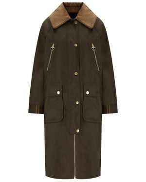 Barbour Ebberston Long Jacket - Green