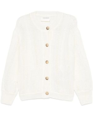 Closed Cardigan - White