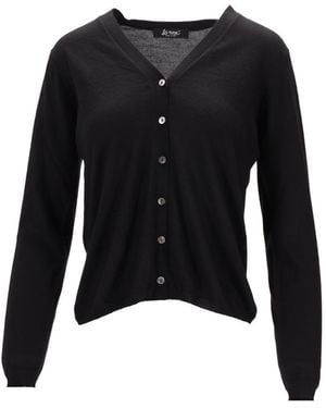 LA ROSE Cardigan Knit - Black