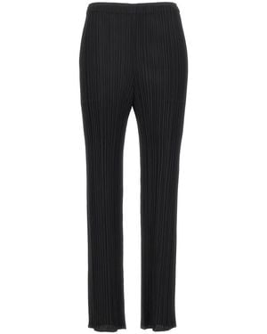 Pleats Please Issey Miyake 'Basics' Trousers - Black