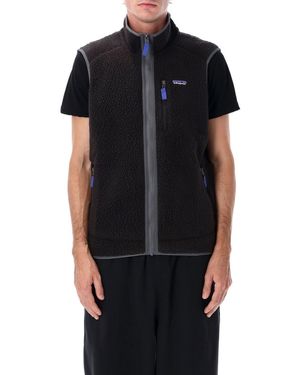 Patagonia Retro Pile Fleece Vest - Black
