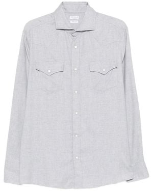 Brunello Cucinelli Shirts - White