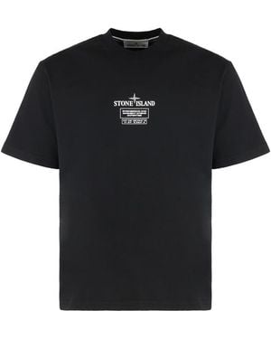 Stone Island Crew Neck T-Shirt - Black