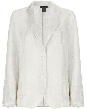 Avant Toi Wrinkled Stich Rever Jacket With Lamination in