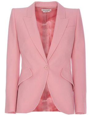 Alexander McQueen Jackets And Vests - Pink