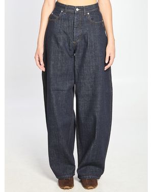Jacquemus De-Nimes Ovalo Denim Pants - Blue
