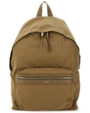 Saint Laurent City Backpack - Natural