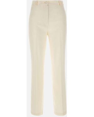 Hebe Studio Trousers - White