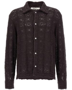 Séfr 'Myles' Overshirt - Black