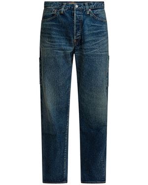 Human Made "Future" Straight Leg Jeans - Blue