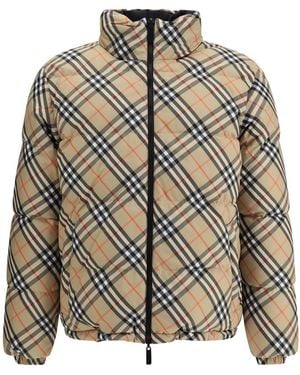 Burberry Down Jackets - Metallic