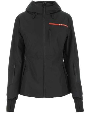 Prada Polyester Padded Jacket - Black