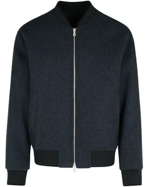 Dries Van Noten Men`s Black Cotton Blend Reversible Jacket