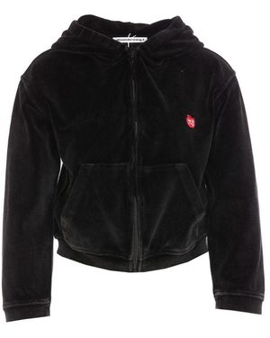 T By Alexander Wang Velour Sweatshirt - Black
