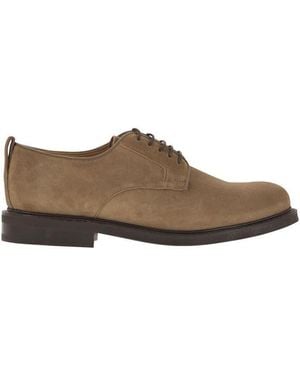 Church's Suede Lace-Up Shoes - Brown
