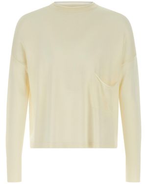 Ma'ry'ya Wool Sweater - Natural