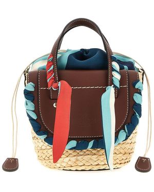 CUBA LAB 'Habanera Silk- Skydream' Handbag - Blue