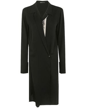 Ibrigu Georgette Wrapped Dress Clothing - Black