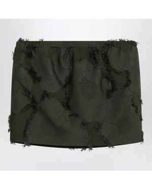 Gucci Mini Forest Skirt - Green