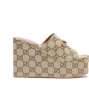 Gucci Sandals - Metallic