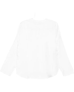 Sofie D ́hoore Long Sleeves Silky T-shirt Clothing - White