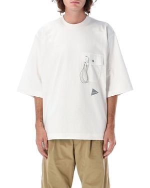 and wander 77 Heavy Cotton T-Shirt - White