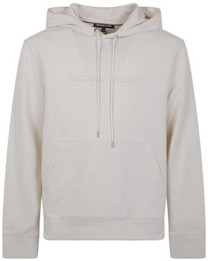 Michael Kors Embossed Logo Hoodie - Gray