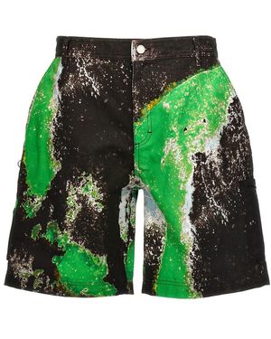 M44 LABEL GROUP 'Corrosive Carpenter' Bermuda Shorts - Green