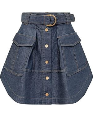 Zimmermann Denim Skirt - Blue