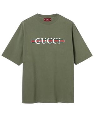 Gucci T-Shirts And Polos - Green