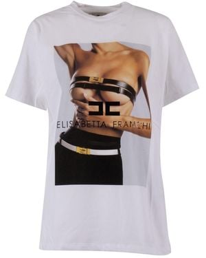 Elisabetta Franchi Girocoll - White