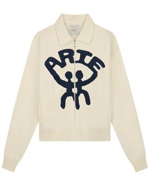 Arte' All Together Cardigan - White