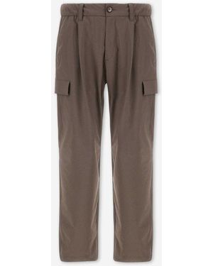 Herno Cargo Resort Pants - Brown