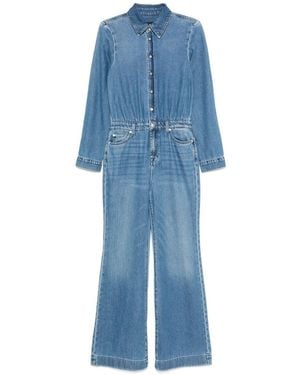 7 For All Mankind Hilo Denim Jumpsuit - Blue