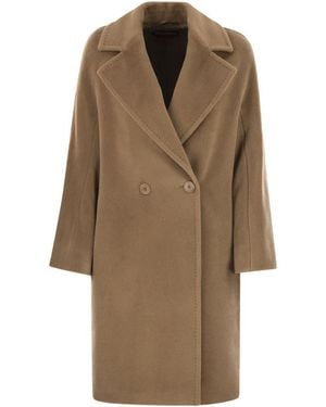 Max Mara Tokio - Alpaca And Virgin Wool Coat - Natural