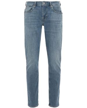 7 For All Mankind Skinny Jeans With Mid-rise - Blue