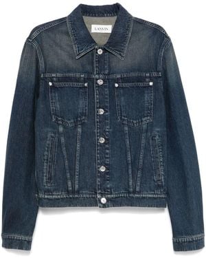 Lanvin Jacket With Patch - Blue