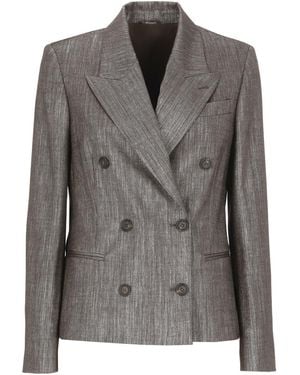 Brunello Cucinelli Jackets - Grey