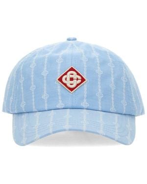 CASABLANCA Diamond Baseball Hat - Blue